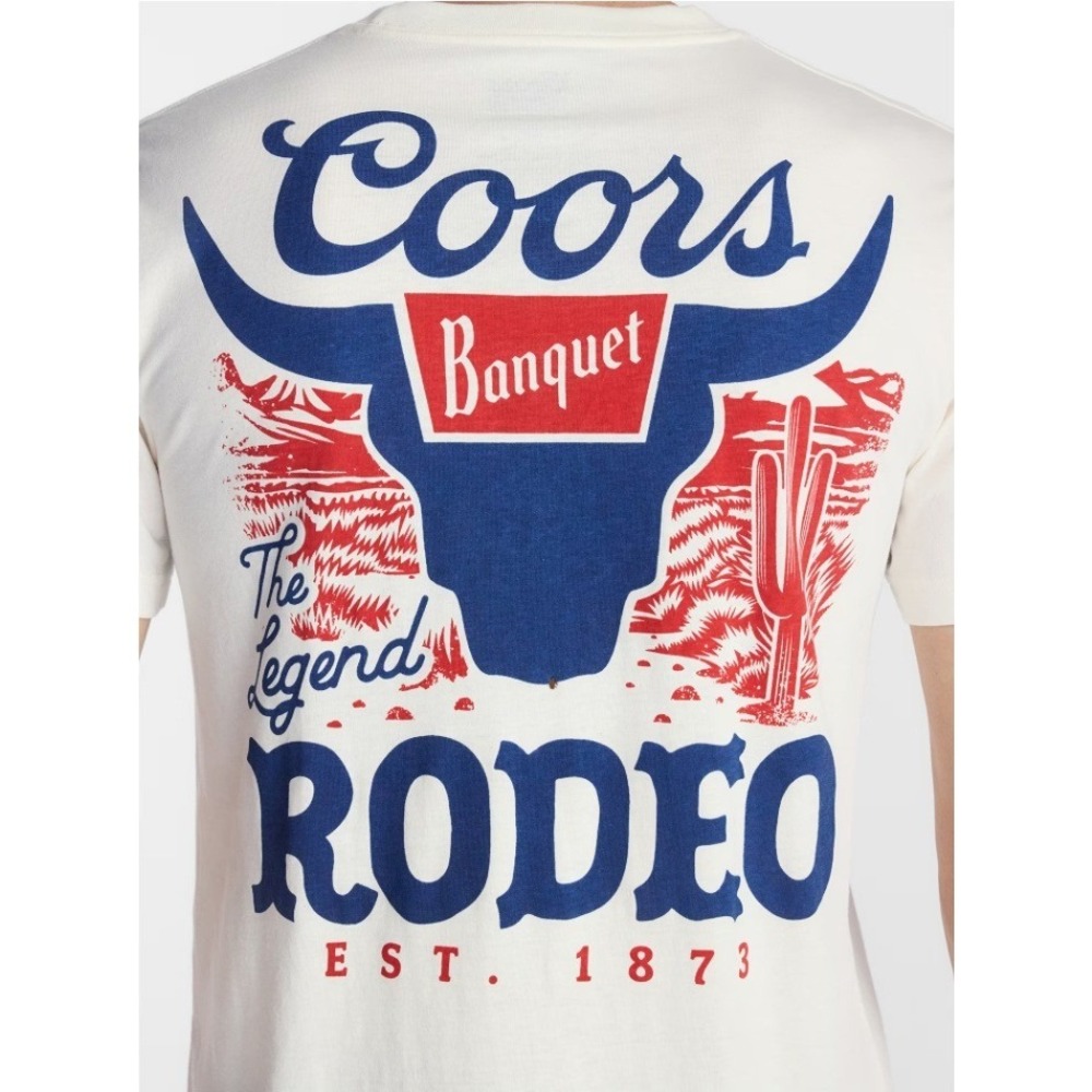 Coors Banquet Americana Rodeo Western Graphic Tee T-Shirt Men's Size 2XL NEW